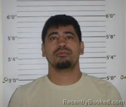 Mugshot of Esteban Alejandro Reyes booked in Bernalillo County, New Mexico on August 19, 2026