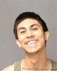 Mugshot of Mario Mena booked in Bernalillo County, New Mexico on August 25, 2026