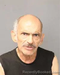 Mugshot of Albert Ramon Sandoval booked in Bernalillo County, New Mexico on August 25, 2026