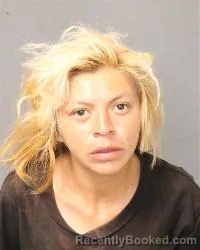 Mugshot of Hadrianna Jones booked in Bernalillo County, New Mexico on August 27, 2026