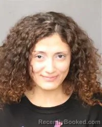 Mugshot of Estefani Araceli Mendoza booked in Bernalillo County, New Mexico on August 31, 2026
