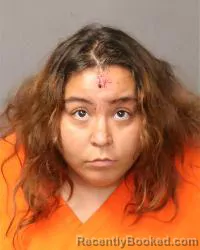 Mugshot of Alize Alixes Martinez booked in Bernalillo County, New Mexico on September 29, 2026