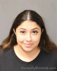 Mugshot of Alize Yasmine Valencia booked in Bernalillo County, New Mexico on September 30, 2026