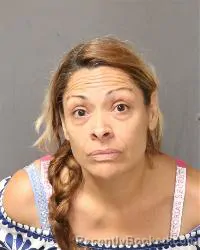 Mugshot of Blanca Esther Delgado booked in Bernalillo County, New Mexico on October 4, 2026