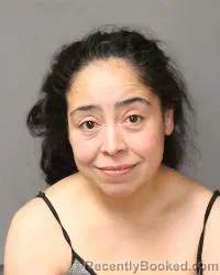 Mugshot of Alma Olivia Olivas booked in Bernalillo County, New Mexico on October 13, 2026