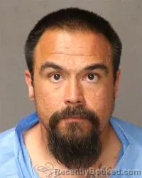 Mugshot of Christopher Amador booked in Bernalillo County, New Mexico on October 13, 2026