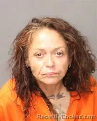 Mugshot of Christina Louise Sandoval booked in Bernalillo County, New Mexico on October 14, 2026
