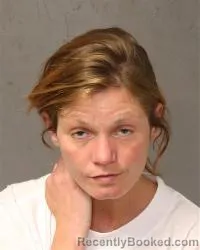 Mugshot of Samantha Riene Howell-Moriarty booked in Bernalillo County, New Mexico on October 15, 2026