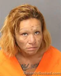 Mugshot of Brittany Montano booked in Bernalillo County, New Mexico on October 23, 2026