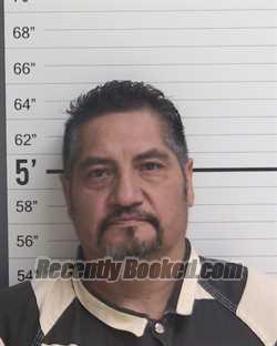 Booking photo from Curry County, New Mexico
