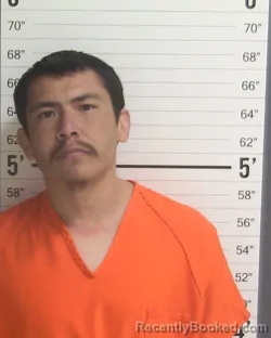 Mugshot of JUSTIN PETE ARIAS booked in Curry County, New Mexico on March 16, 2026