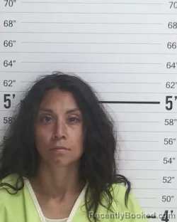 Mugshot of MONICA FABELA booked in Curry County, New Mexico on March 22, 2026