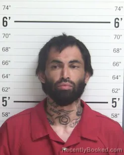 Mugshot of ALEXANDER LUIS CARRILLO booked in Curry County, New Mexico on March 31, 2026