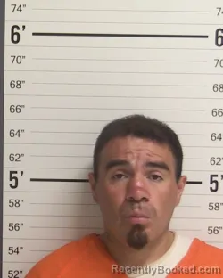 Mugshot of CLAYTON JOE CHAVEZ booked in Curry County, New Mexico on June 12, 2026