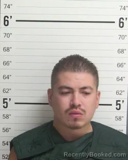 Mugshot of MARCOS LOREDO GALLEGOS booked in Curry County, New Mexico on June 24, 2026