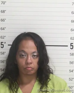 Mugshot of DANIELA ERICA JIMENEZ booked in Curry County, New Mexico on June 29, 2026