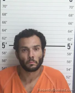 Mugshot of Mykael Anthony Telles booked in Curry County, New Mexico on August 3, 2026