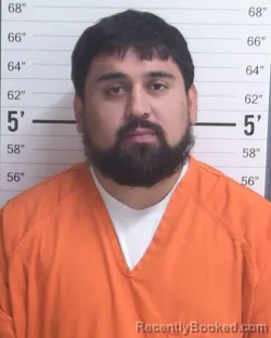 Mugshot of Matthew Mascarenas booked in Curry County, New Mexico on August 4, 2026