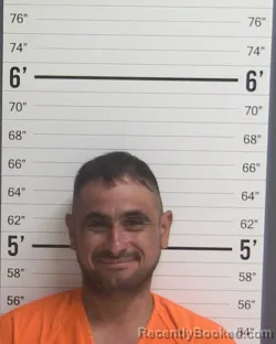 Mugshot of Jesus Lopez Carbajal booked in Curry County, New Mexico on August 8, 2026