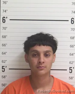 Mugshot of Isaiah Tremaine Silva booked in Curry County, New Mexico on August 14, 2026