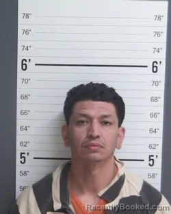 Mugshot of Luis Alonso Sayas booked in Curry County, New Mexico on August 19, 2026