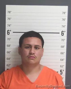 Mugshot of Brayan Valenzuela booked in Curry County, New Mexico on August 20, 2026