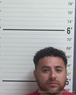 Mugshot of Alan Contreras booked in Curry County, New Mexico on August 23, 2026