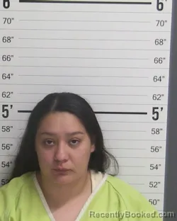 Mugshot of Maria Luz Santillanes booked in Curry County, New Mexico on September 11, 2026