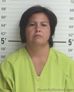 Mugshot of Naomi Nichole Zamora booked in Curry County, New Mexico on September 27, 2026