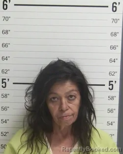 Mugshot of Donna Denise Sena booked in Curry County, New Mexico on October 15, 2026
