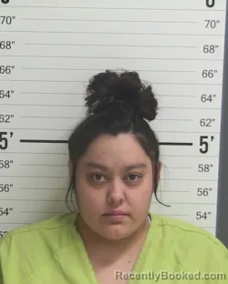 Mugshot of Elizabeth Rafael-Destiny Parrez booked in Curry County, New Mexico on October 20, 2026