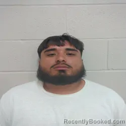 Mugshot of Alex Arellano booked in Brown County, Texas on August 14, 2026