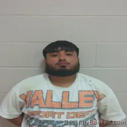 Mugshot of Alex Arellano booked in Brown County, Texas on August 22, 2026