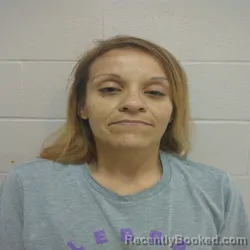 Mugshot of JULIE JEANETTE ALVARADO booked in Brown County, Texas on April 21, 2026