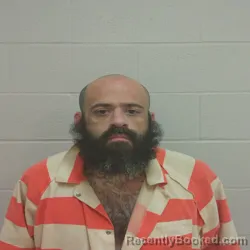 Mugshot of Joseph Aaron Amos booked in Brown County, Texas on August 22, 2026