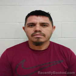 Mugshot of Raymundo Alvarado Franco booked in Brown County, Texas on August 12, 2026