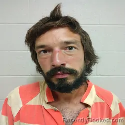 Mugshot of Derek Glenn Carlson booked in Brown County, Texas on October 4, 2026