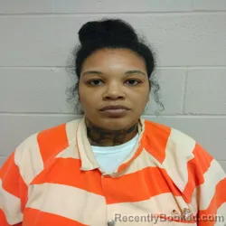 Mugshot of Takeisha D'nae Lewis booked in Brown County, Texas on October 8, 2026