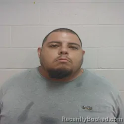 Mugshot of Olegario Moreno booked in Brown County, Texas on August 19, 2026