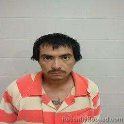 Mugshot of Ruben James Moreno booked in Brown County, Texas on August 12, 2026
