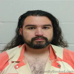 Mugshot of Nathan Noel Perez booked in Brown County, Texas on October 4, 2026