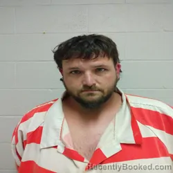 Mugshot of Lance Lynn Robertson booked in Brown County, Texas on October 4, 2026