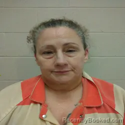Mugshot of Angela Kay Satterly booked in Brown County, Texas on October 13, 2026