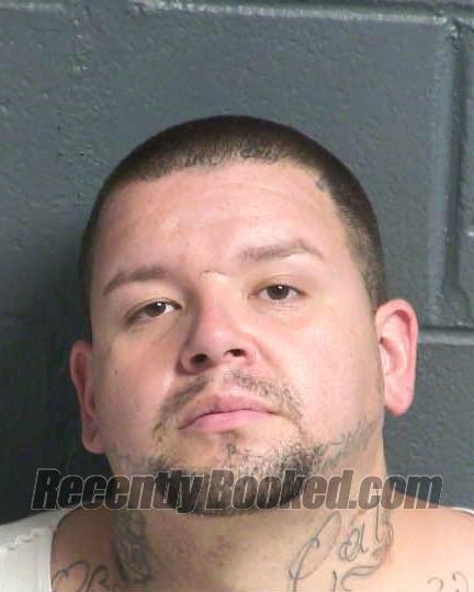 Booking photo from Dona Ana County, New Mexico