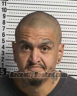 Booking photo from Dona Ana County, New Mexico