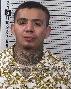 Booking photo from Dona Ana County, New Mexico