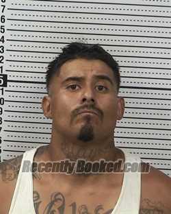 Booking photo from Dona Ana County, New Mexico