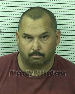 Booking photo from Dona Ana County, New Mexico