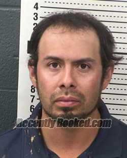 Booking photo from Dona Ana County, New Mexico
