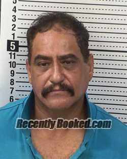 Booking photo from Dona Ana County, New Mexico